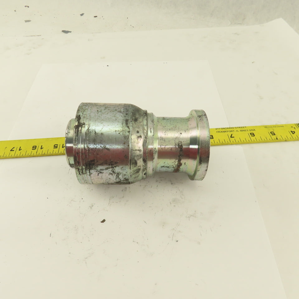 2" Hose (-32) Crimp x 2" Split Flange Mount Straight Hydraulic Fitting