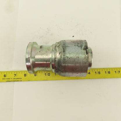 2" Hose (-32) Crimp x 2" Split Flange Mount Straight Hydraulic Fitting