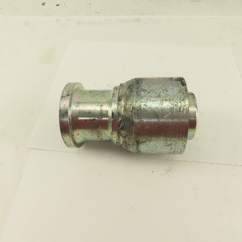 2" Hose (-32) Crimp x 2" Split Flange Mount Straight Hydraulic Fitting