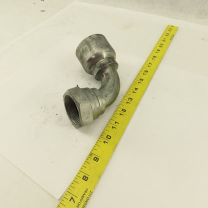 Eaton 1-1/4" (-20) Hose Crimp x 1-1/4" Female Swivel  1-5/8-12 (-20) 90° Elbow