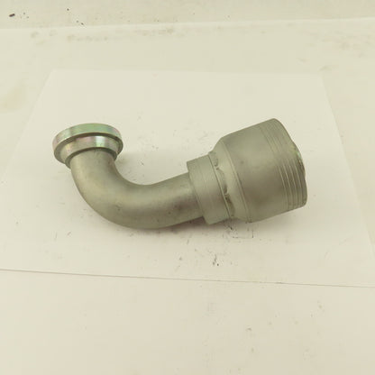 Eaton 1-1/4" (-20) Hose Crimp x 1-1/4" Split Flange Mount 45° Elbow Fitting