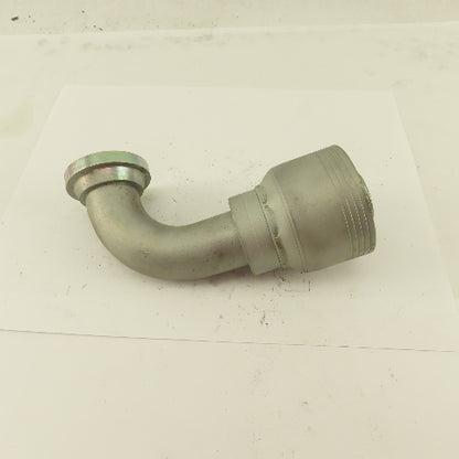 Eaton 1-1/4" (-20) Hose Crimp x 1-1/4" Split Flange Mount 45° Elbow Fitting