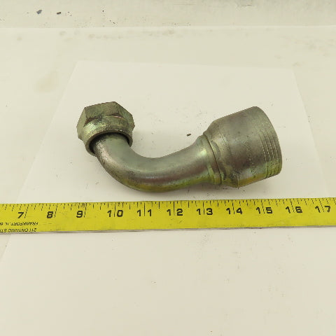 1-1/4" (-20) Hose Crimp x 1-1/4" (-20) Swivel Seal Lok 90° Elbow