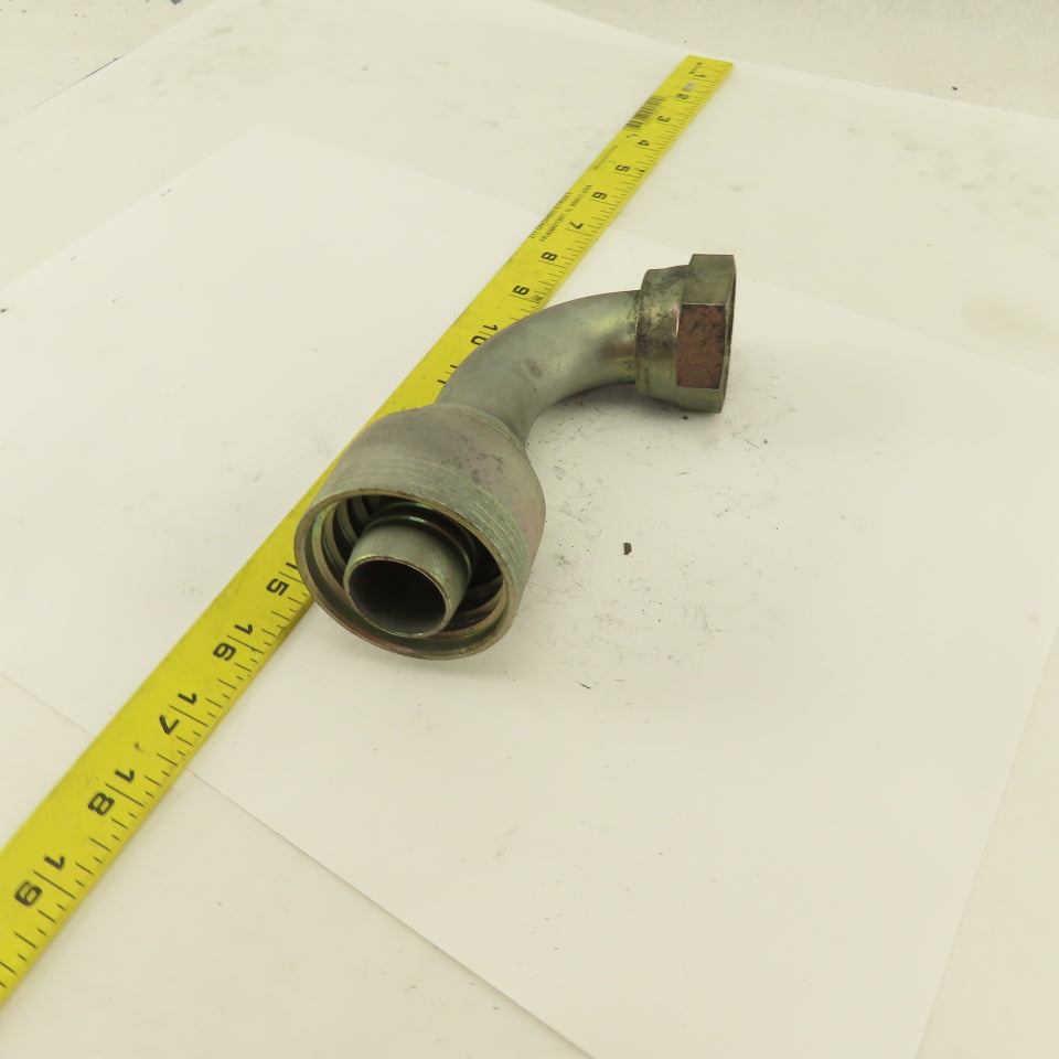 1-1/4" (-20) Hose Crimp x 1-1/4" (-20) Swivel Seal Lok 90° Elbow
