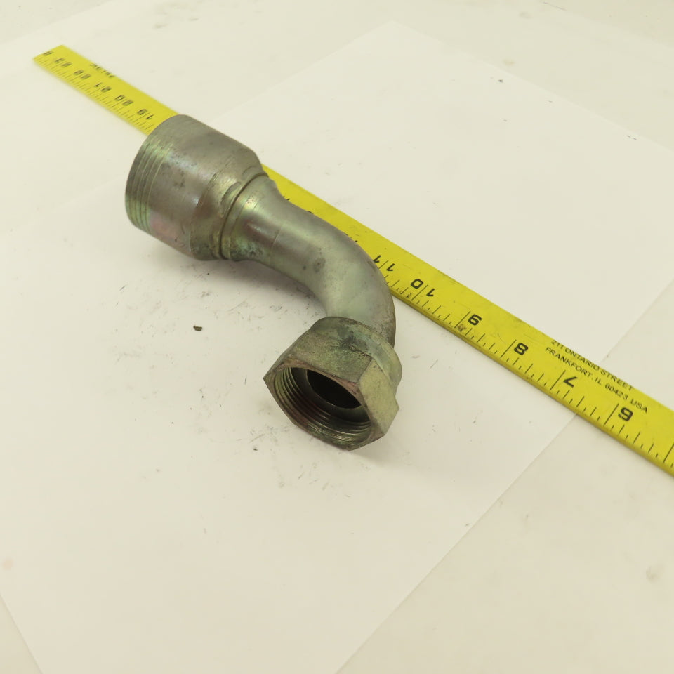 1-1/4" (-20) Hose Crimp x 1-1/4" (-20) Swivel Seal Lok 90° Elbow