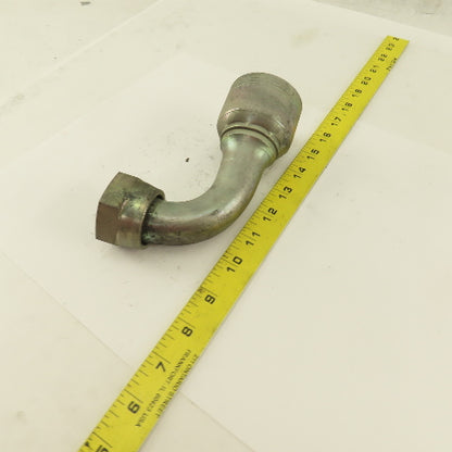1-1/4" (-20) Hose Crimp x 1-1/4" (-20) Swivel Seal Lok 90° Elbow