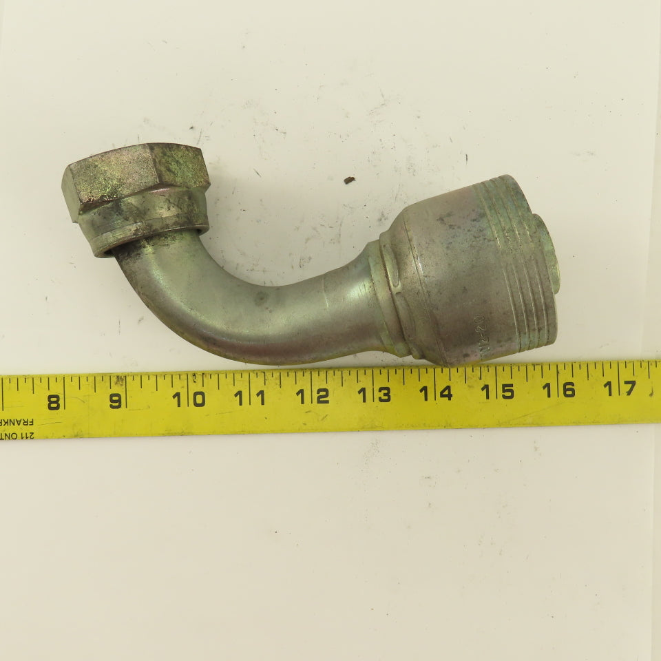 1-1/4" (-20) Hose Crimp x 1-1/4" (-20) Swivel Seal Lok 90° Elbow
