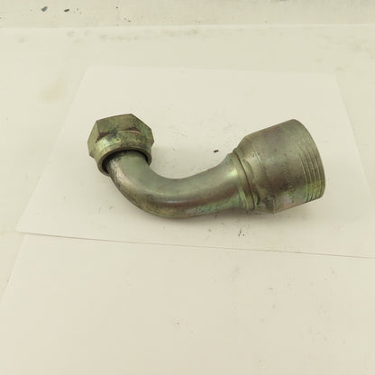 1-1/4" (-20) Hose Crimp x 1-1/4" (-20) Swivel Seal Lok 90° Elbow