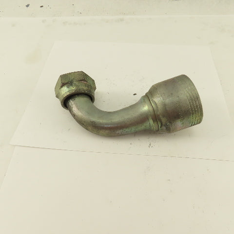 1-1/4" (-20) Hose Crimp x 1-1/4" (-20) Swivel Seal Lok 90° Elbow