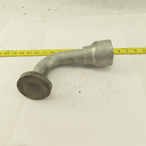 Eaton 1-1/2" Hose ( -24) Crimp x 2" Split Flange Mount 90° Elbow Fitting