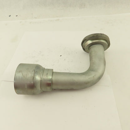 Eaton 1-1/2" Hose ( -24) Crimp x 2" Split Flange Mount 90° Elbow Fitting