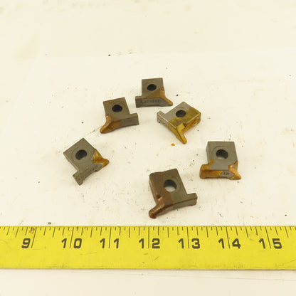 Manchester 407-118 OD Grooving Insert Clamps 5 Left 1 Right Lot Of 6