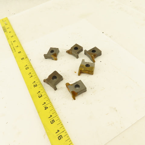 Manchester 407-118 OD Grooving Insert Clamps 5 Left 1 Right Lot Of 6