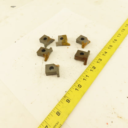 Manchester 407-118 OD Grooving Insert Clamps 5 Left 1 Right Lot Of 6