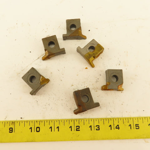 Manchester 407-118 OD Grooving Insert Clamps 5 Left 1 Right Lot Of 6