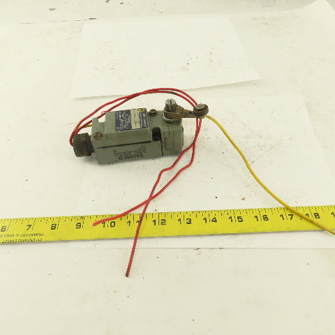 Square D C54N2 Class 9007 600V Cam Roller Limit Switch
