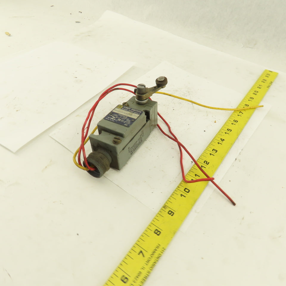 Square D C54N2 Class 9007 600V Cam Roller Limit Switch