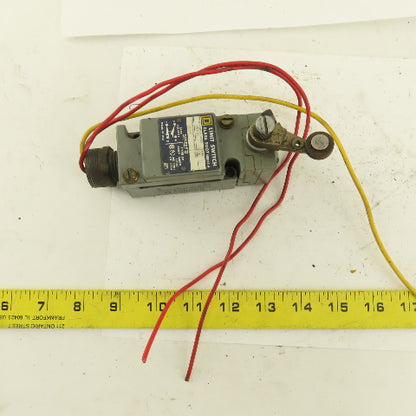 Square D C54N2 Class 9007 600V Cam Roller Limit Switch