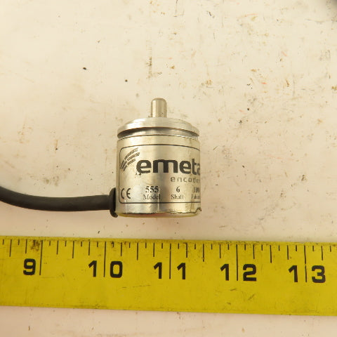 Emeta Model 555 Rotary Encoder 1000 Pulse Rate 5-30V 6mm Shaft