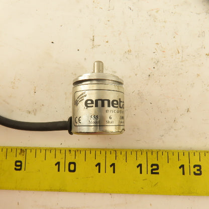 Emeta Model 555 Rotary Encoder 1000 Pulse Rate 5-30V 6mm Shaft