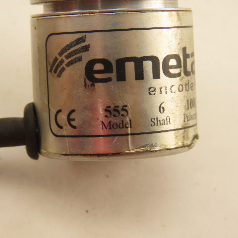 Emeta Model 555 Rotary Encoder 1000 Pulse Rate 5-30V 6mm Shaft