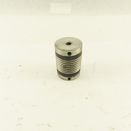 R+W 1/4" x 1/4"  Aluminum Bellows Flexible Shaft Coupling