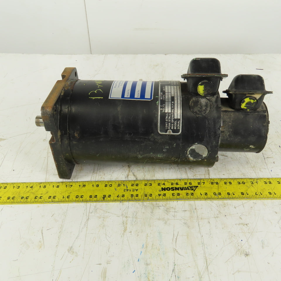 Kollmorgen TT-4020 12-25 VDC 3000 RPM Tach Resolver Direct Current Servo Motor