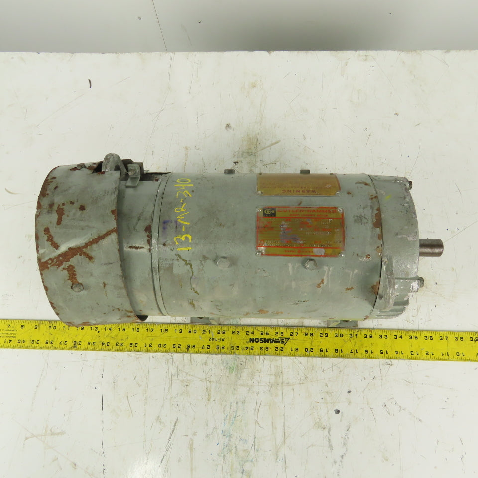 Cutler Hammer 7.5Hp 2500RPM 500V Direct Current Shunt Wound Motor