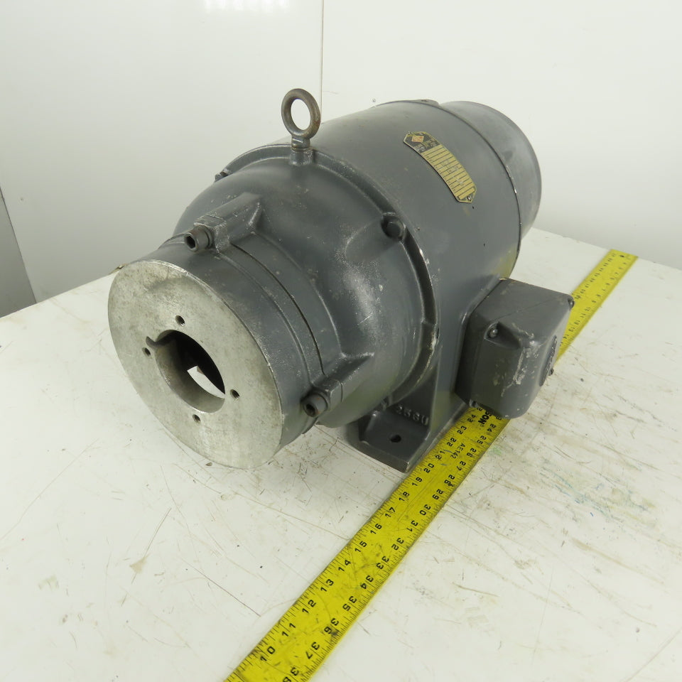 Reuland 2910 7.5Hp 1200RPM 220V AVE-256U Spline Coupled Hydraulic Pump Motor