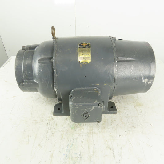 Reuland 2910 7.5Hp 1200RPM 220V AVE-256U Spline Coupled Hydraulic Pump Motor