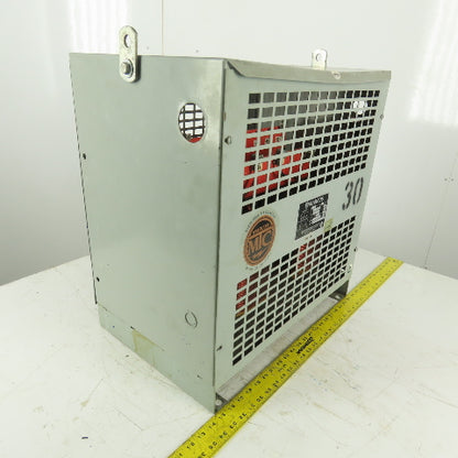 Marcus MT30M1 Type TWF 440V Pri 208/120V Sec 30kVa 3Ph Transformer