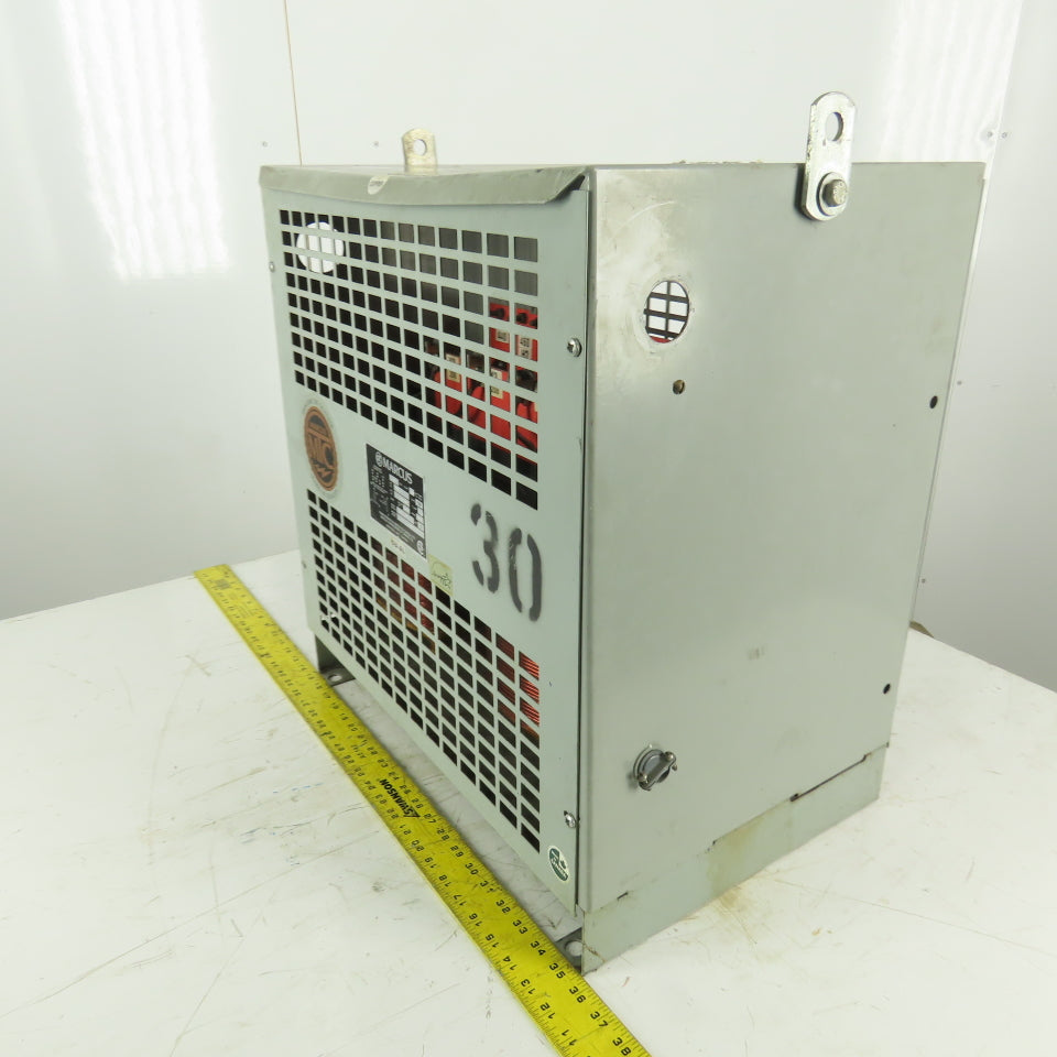 Marcus MT30M1 Type TWF 440V Pri 208/120V Sec 30kVa 3Ph Transformer