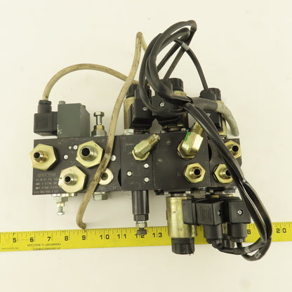 Hawe 051415-04 Hydraulic Directional Control Valve Assembly 24 VDC Coil