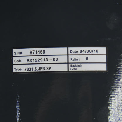 Redex Andantex ZS31.6.JR3.SP 6:1 Ratio Spiral Bevel Gear Box