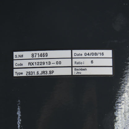 Redex Andantex ZS31.6.JR3.SP 6:1 Ratio Spiral Bevel Gear Box
