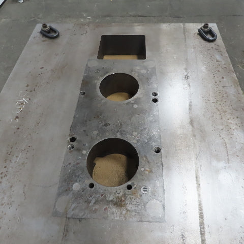60"x48"x 6" Tooling Fixture  Plate Table Platen /T-Slots & Wheels