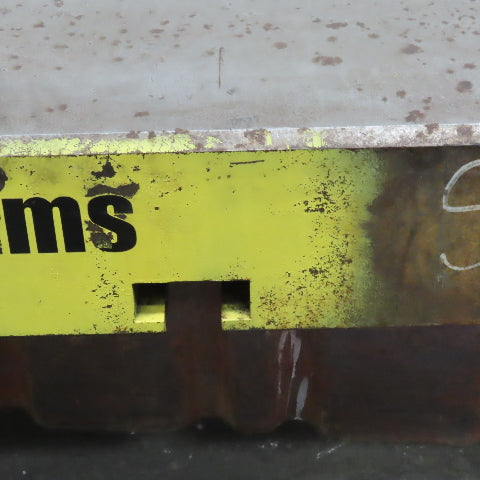 60"x48"x 6" Tooling Fixture  Plate Table Platen /T-Slots & Wheels