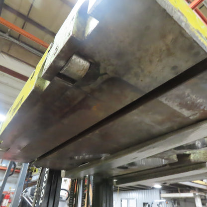 60"x48"x 6" Tooling Fixture  Plate Table Platen W/T-Slots & Wheels