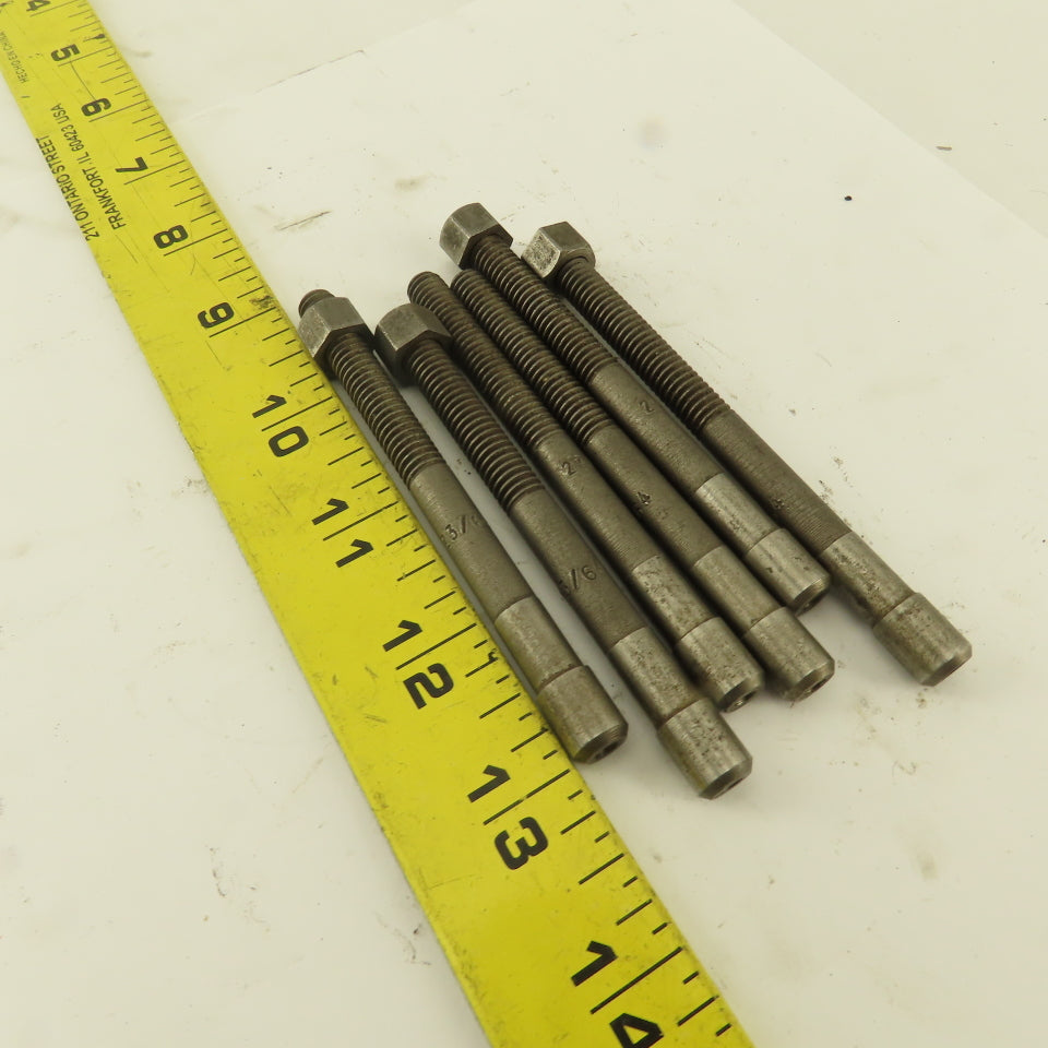 23/64 Head Dia. 5/16-18 Thread Counterbore Pilot 3-3/4" OAL Lot Of 6