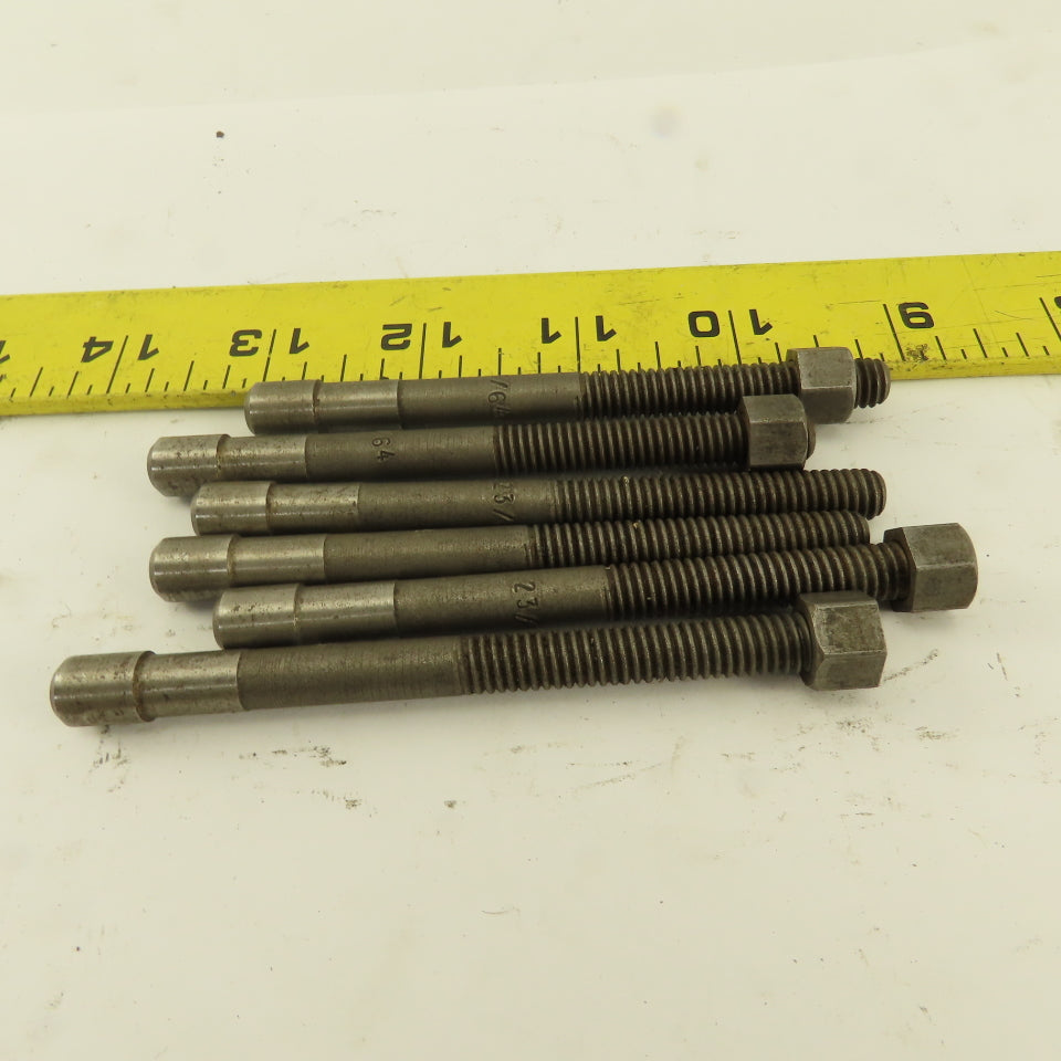 23/64 Head Dia. 5/16-18 Thread Counterbore Pilot 3-3/4" OAL Lot Of 6