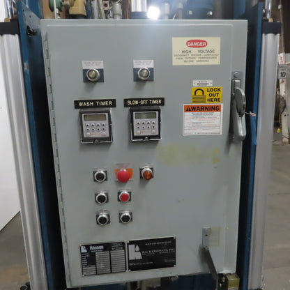R.G Hanson FTG 26x36-500-E Single Turn Table Heated Parts Washer 26x36" 460V 3Ph
