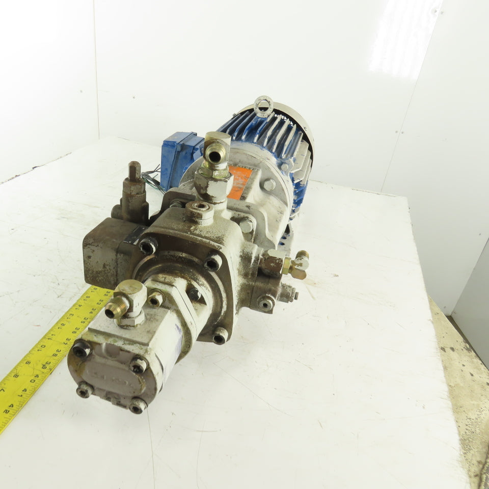 Rexroth PV7-19/40-45RE37MC0-16 10Hp 230/460V 2 Stage Variable Vane & Gear Pump