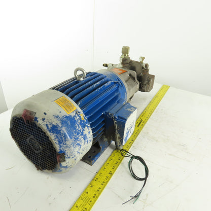 Rexroth PV7-19/40-45RE37MC0-16 10Hp 230/460V 2 Stage Variable Vane & Gear Pump