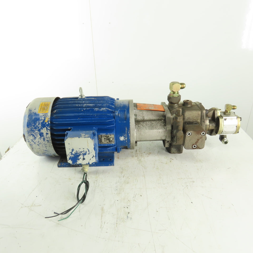 Rexroth PV7-19/40-45RE37MC0-16 10Hp 230/460V 2 Stage Variable Vane & Gear Pump