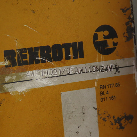 Rexroth 4WE10D21/0FAW110NZ4V Pressure Switch Solenoid Operated Valve Unit