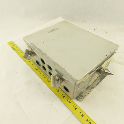 10" x 8" x 4" Hinged Door Electrical Enclosure W/ Back Plate