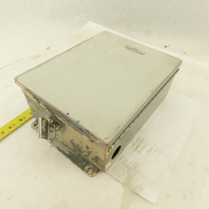 10" x 8" x 4" Hinged Door Electrical Enclosure W/ Back Plate