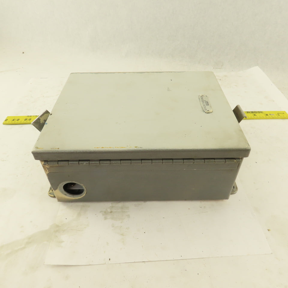 10" x 8" x 4" Hinged Door Electrical Enclosure W/ Back Plate