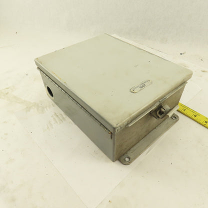 10" x 8" x 4" Hinged Door Electrical Enclosure W/ Back Plate