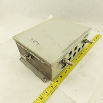 10" x 8" x 4" Hinged Door Electrical Enclosure W/ Back Plate
